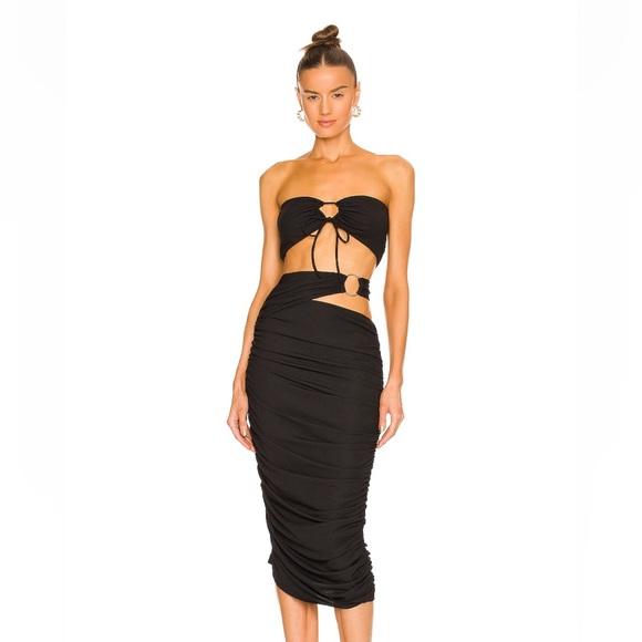 COPY - h:ours black ribbed set - Picture 1 of 4